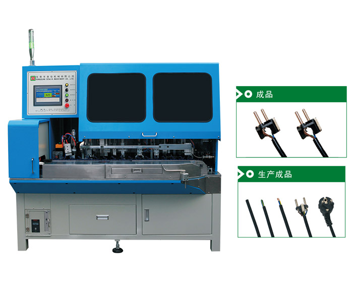 SD-3500AS Full-automatic stamping terminal machine with cutting line function for head tapping and tail peeling