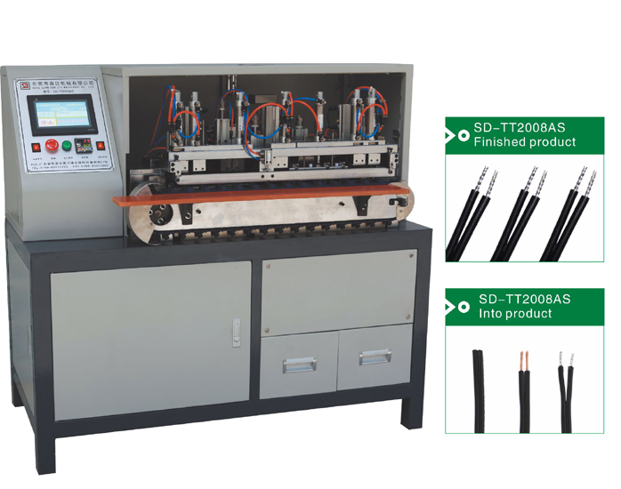 SD-TT2008AS Wire stripping,Twisting&Tinning machine(A type)