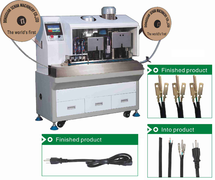 SD-3000AC American Three Pin Terminal Crimping Machine
