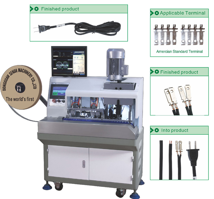 SD-3000E Automatic Terminal Crimping Machine(With Automatic Polarity)